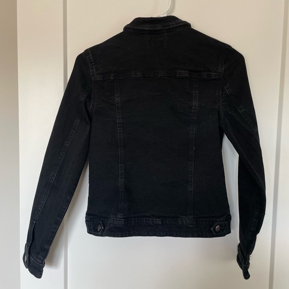 R Jeans Black Denim Jacket – Classic Fit, Size S.P - Picture 2 of 7